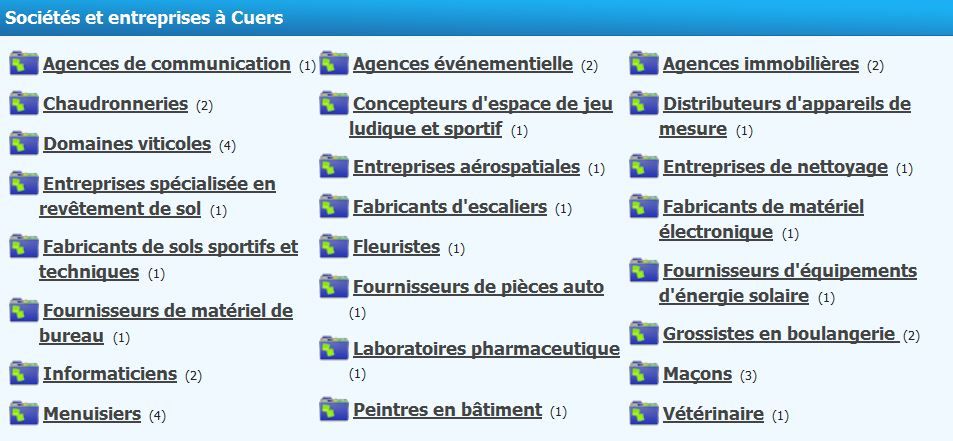 Annuaire Varwebinfos vous met en relation avec les entreprises de Cuers, entre autres